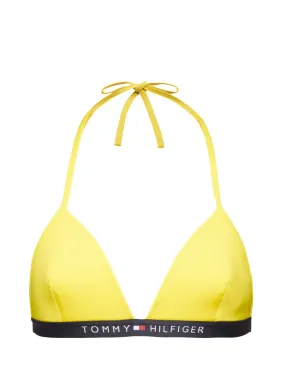 Haut de bikini triangle Tommy Hilfiger ref_50296 700 Jaune