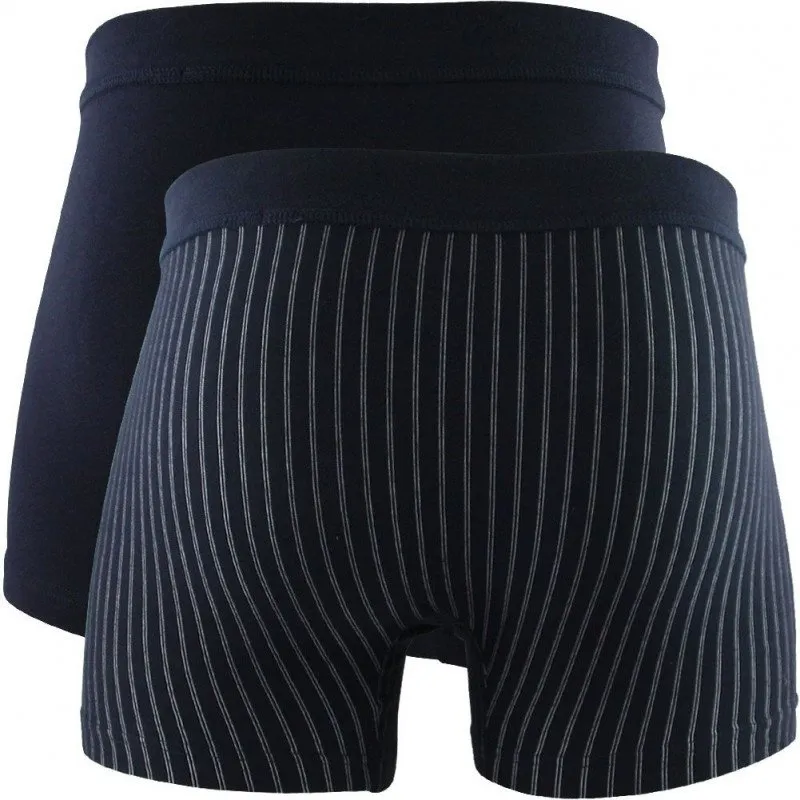 IMPETUS Lot de 2 Boxers Homme Coton STRETCH2 Marine