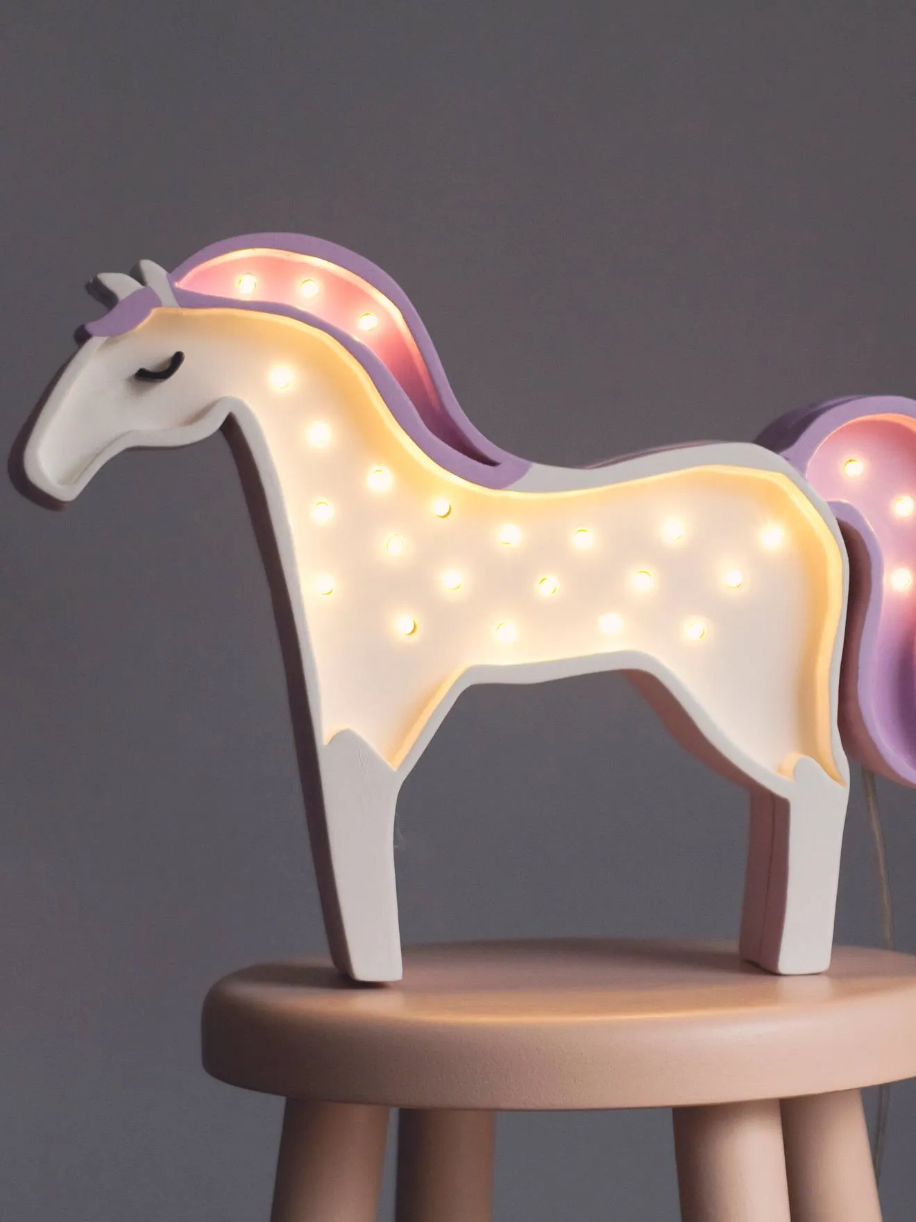 Lampe veilleuse Cheval LITTLE LIGHTS blanc - Little Lights