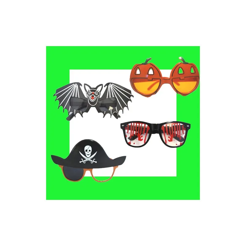 Lot 24 paires de Lunettes Halloween - Lunettes  pas cher