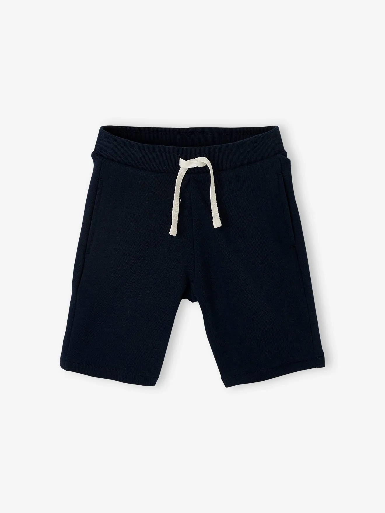 Lot de 2 bermudas Basics garçon en molleton lot noir - Vertbaudet