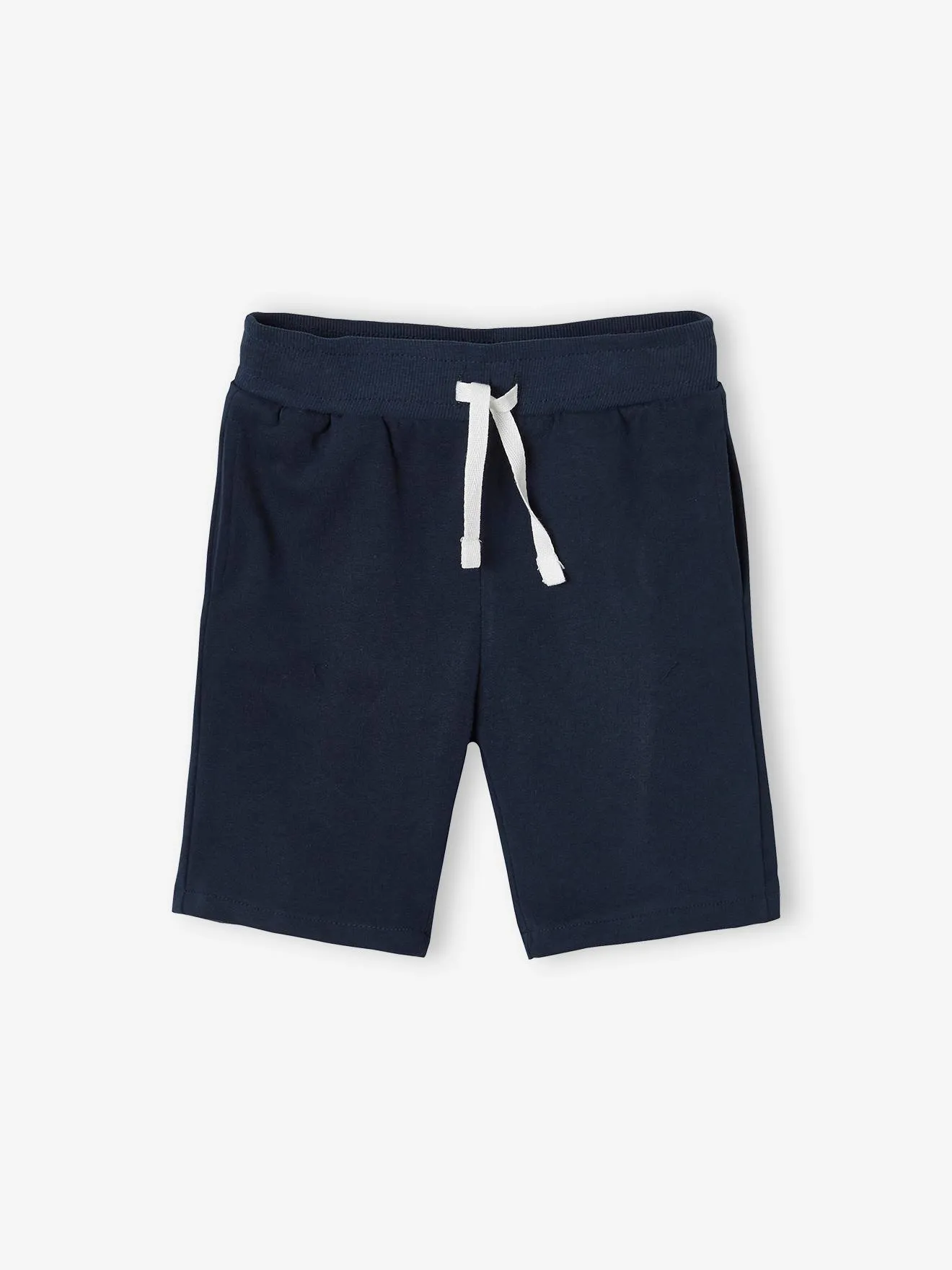 Lot de 2 bermudas Basics garçon en molleton lot noir - Vertbaudet