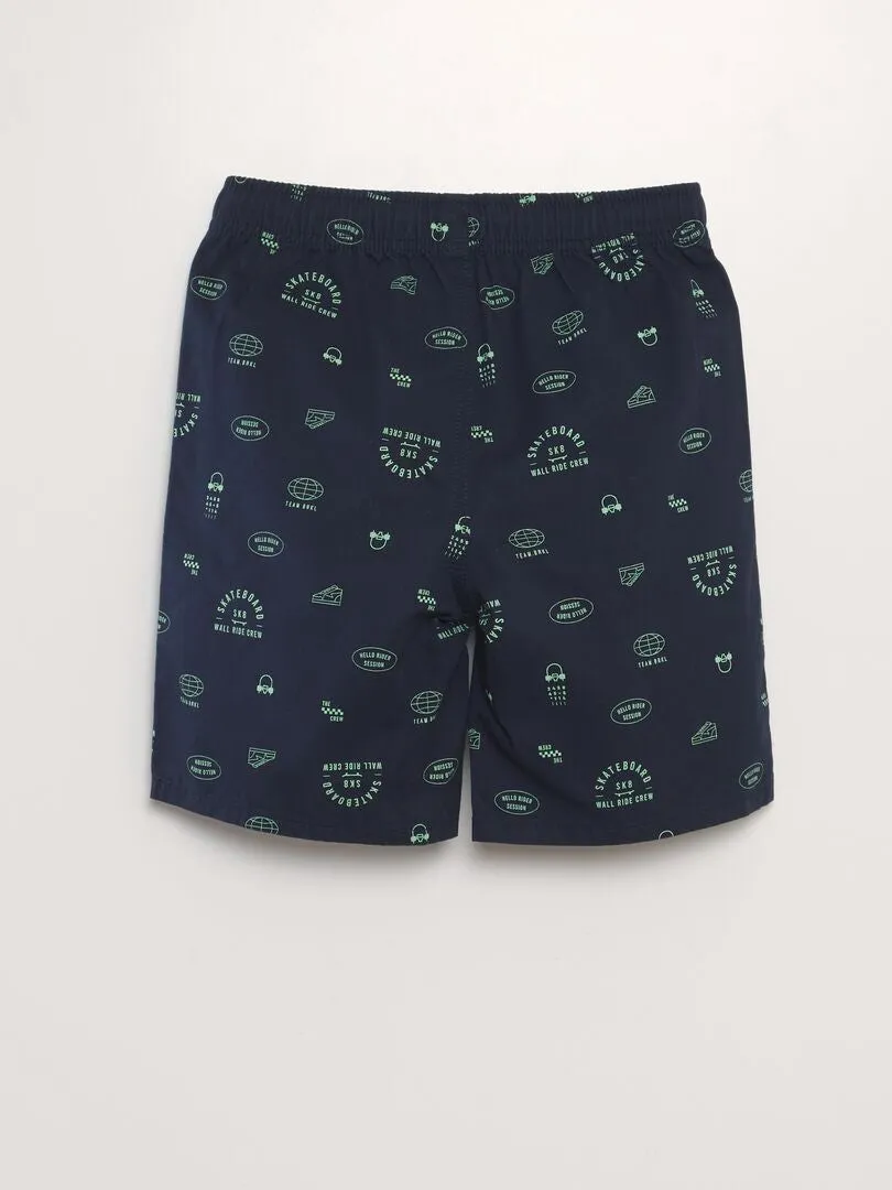 Lot de 2 bermudas - Bleu