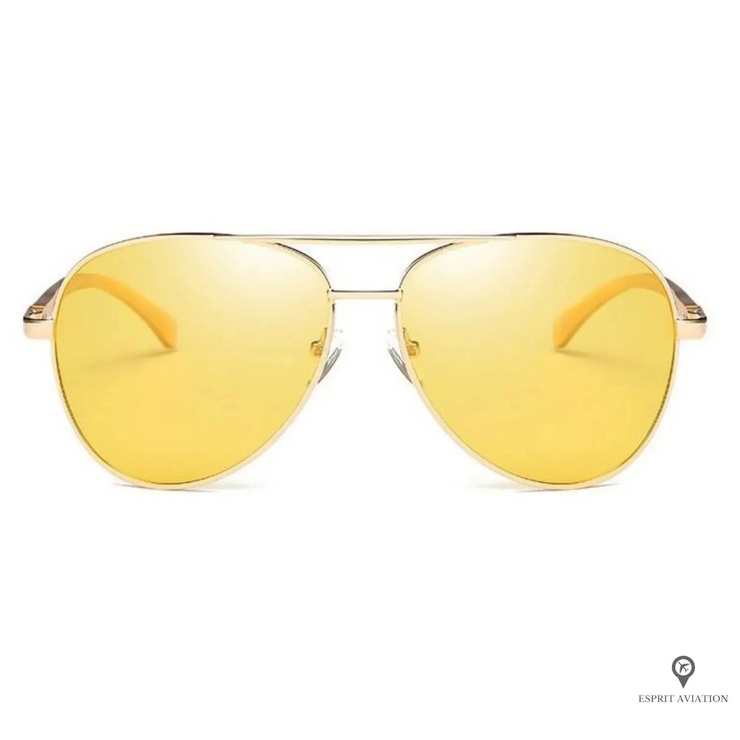 Lunette Aviateur Homme Soleil Doré