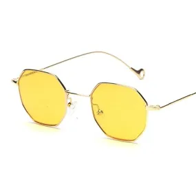 Lunette De Soleil Polygone Vintage