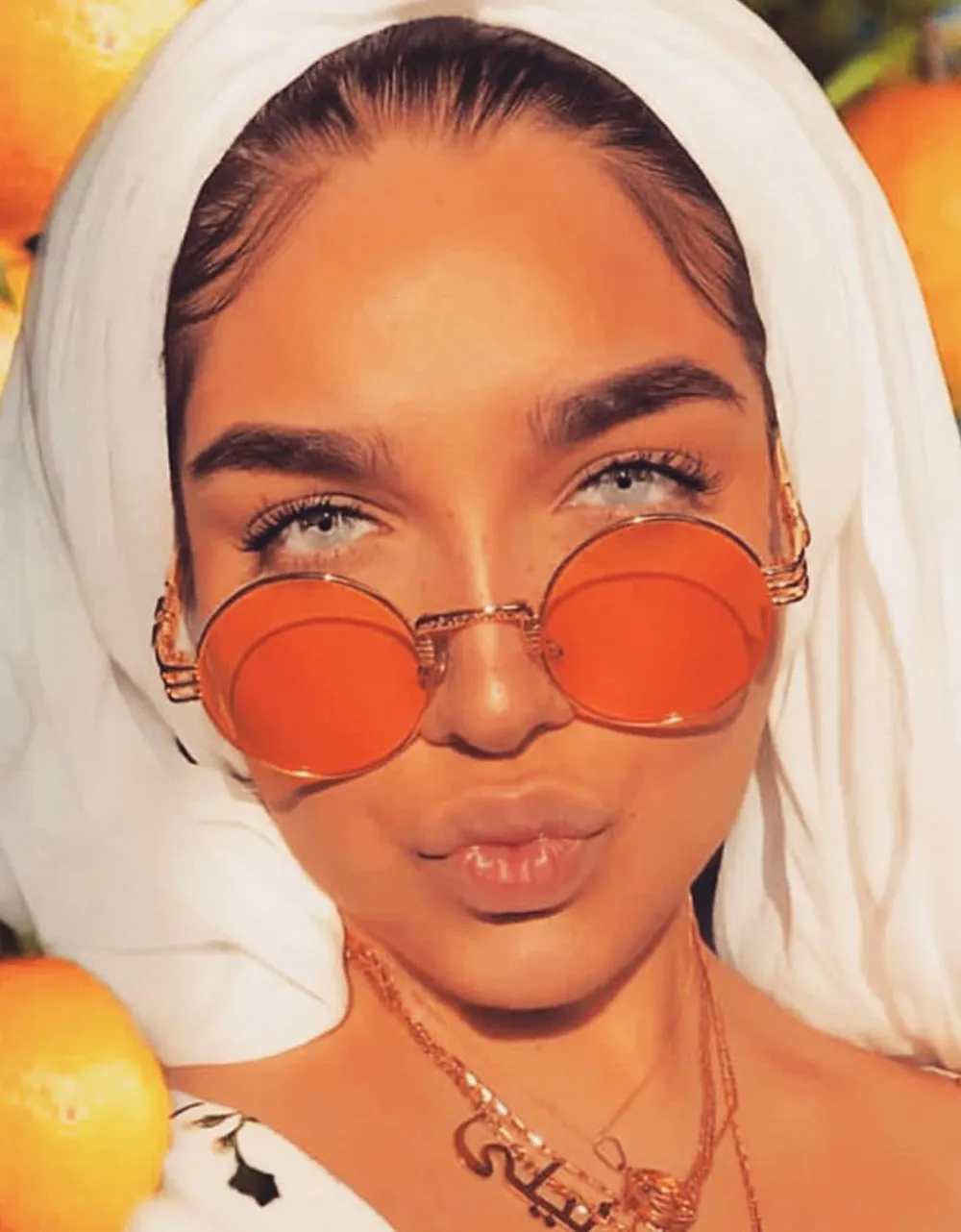 Lunettes VS Quavo Gold Orange