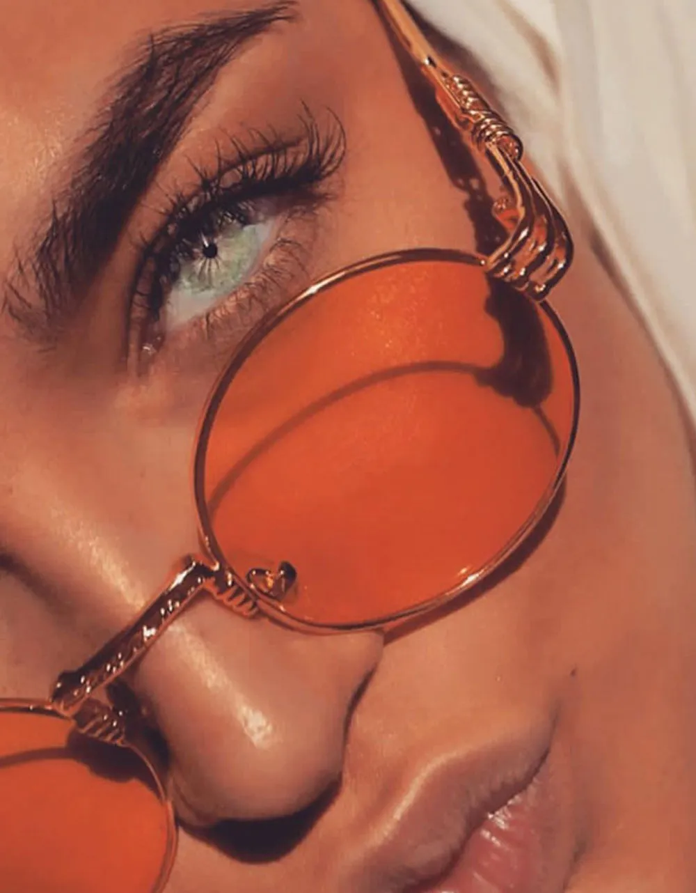 Lunettes VS Quavo Gold Orange