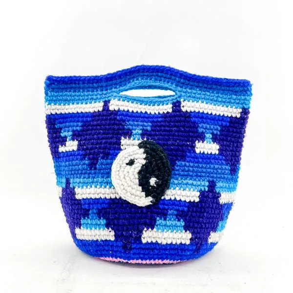 Maison Badigo - Sac - Yin Yang Bleu