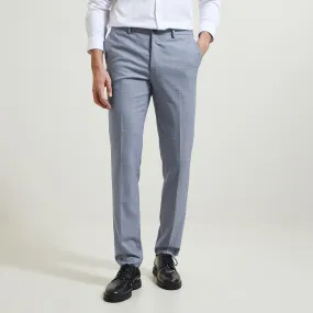 Pantalon de costume slim bi-ton Bleu foncé | Jules