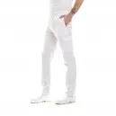 Pantalon de cuisine blanc poches latérales - MANELLI