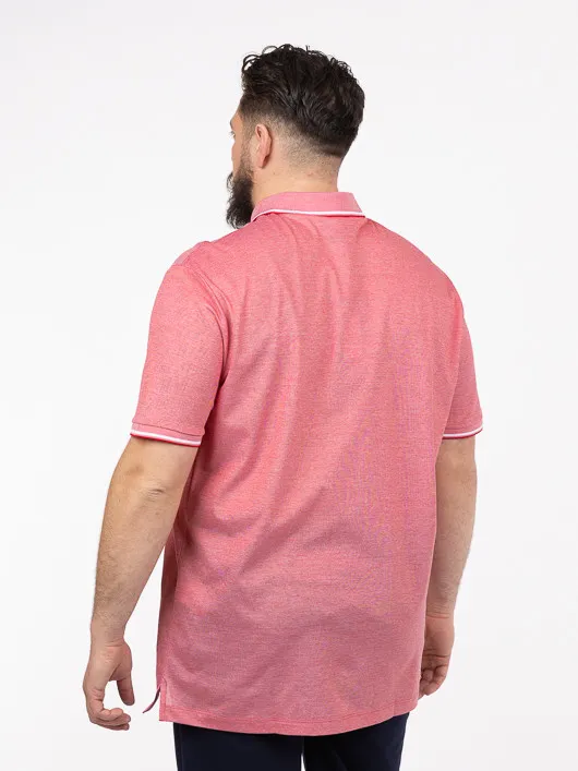 Polo Coton PiquÃ© Rouge Paul & Shark Grande Taille rouge homme grande taille - Capelstore