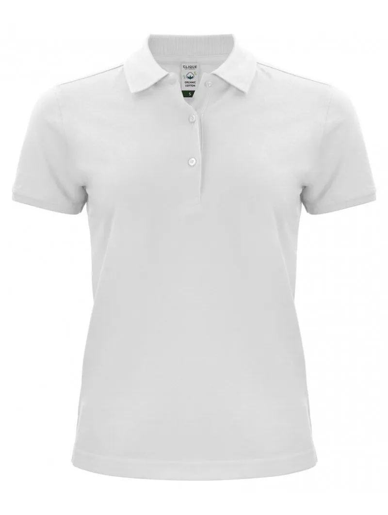 Polo femme 100% coton Clique