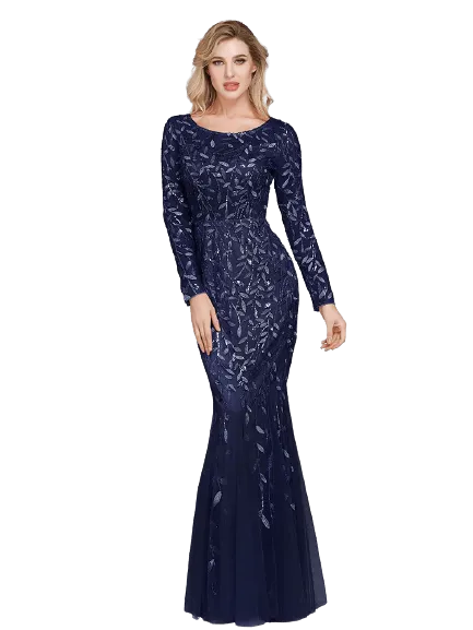 Robe De Soirée Chic  Gatsby Marine