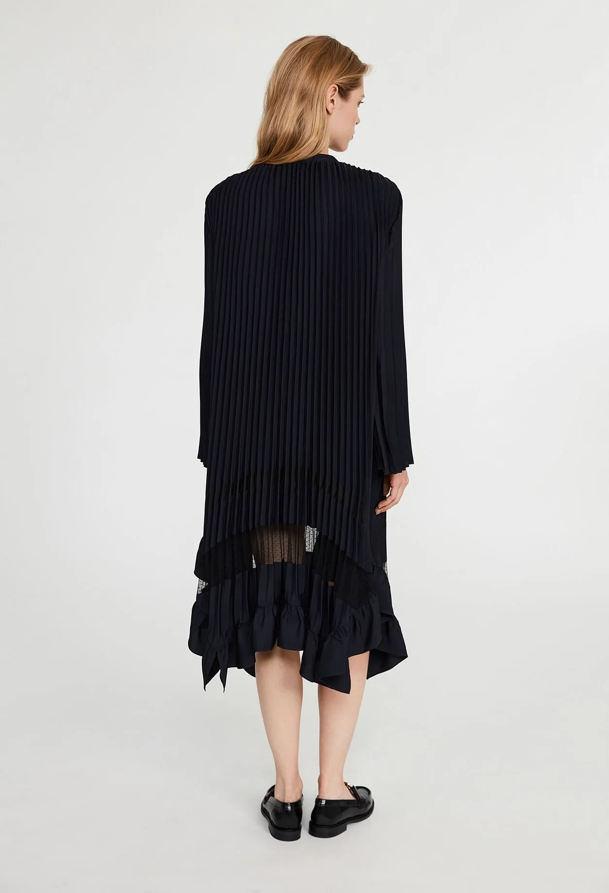 Robe plissée à volant | Claudie FR