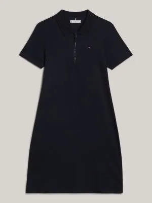 Robe polo moulante 1985 Collection Adaptive | Bleu | Tommy Hilfiger