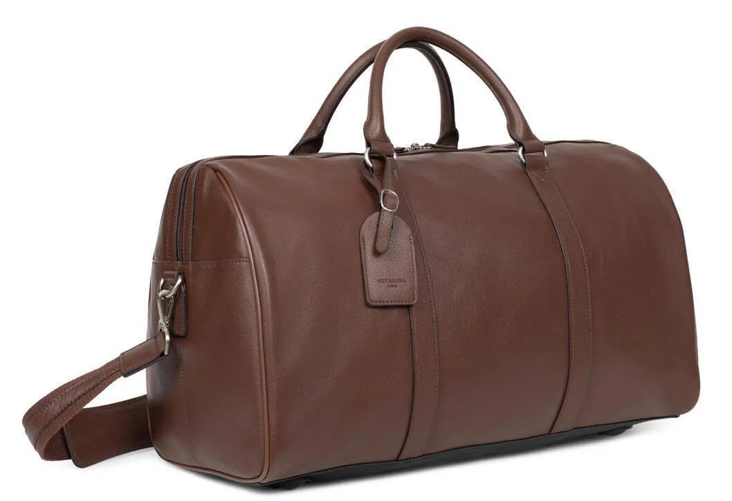 Sac voyage cuir vachette chocolat