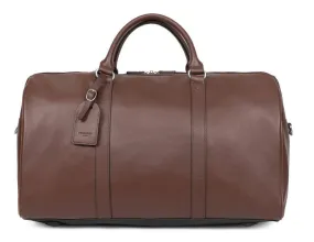 Sac voyage cuir vachette chocolat