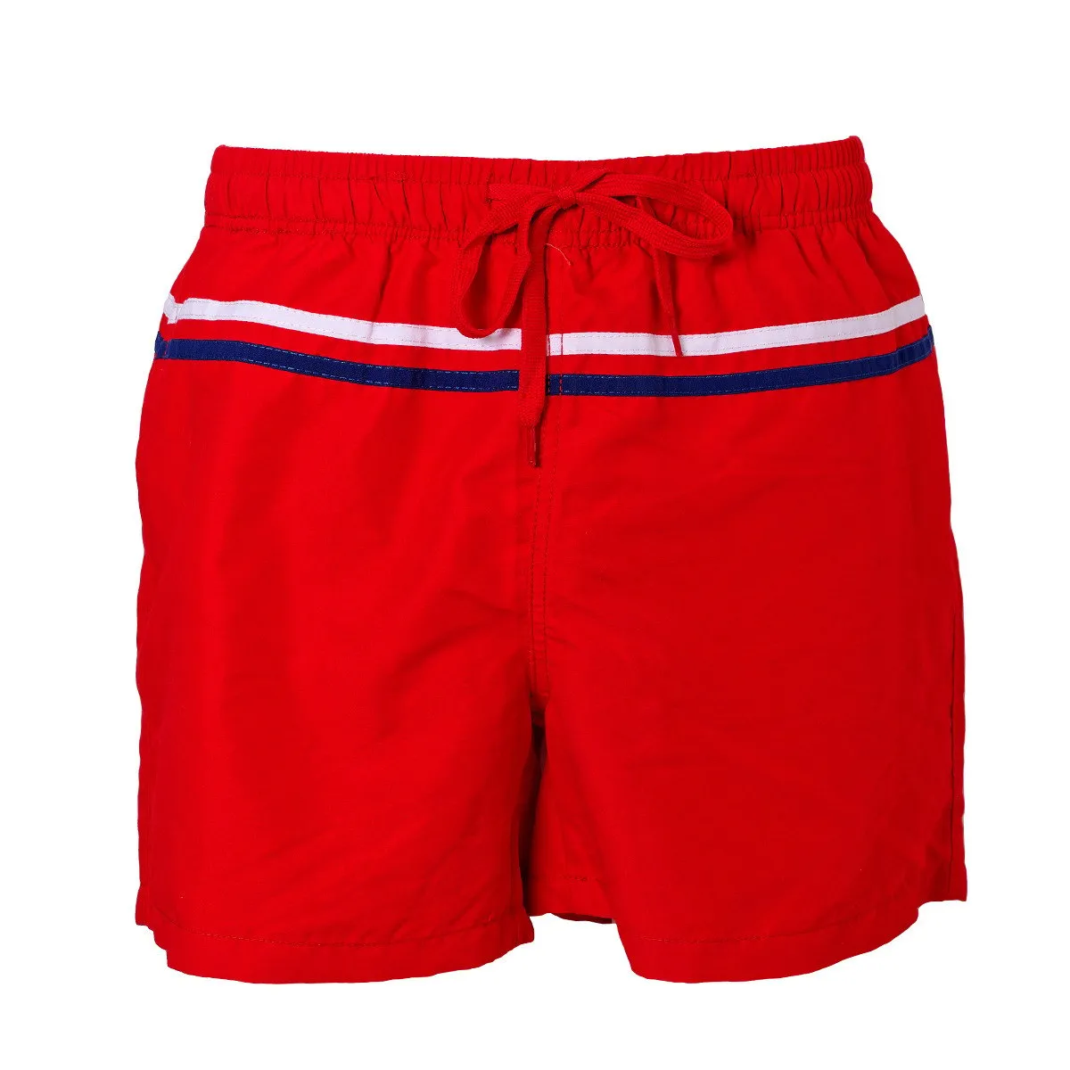 Short de bain homme uni avec bandes bicolores par O'salée