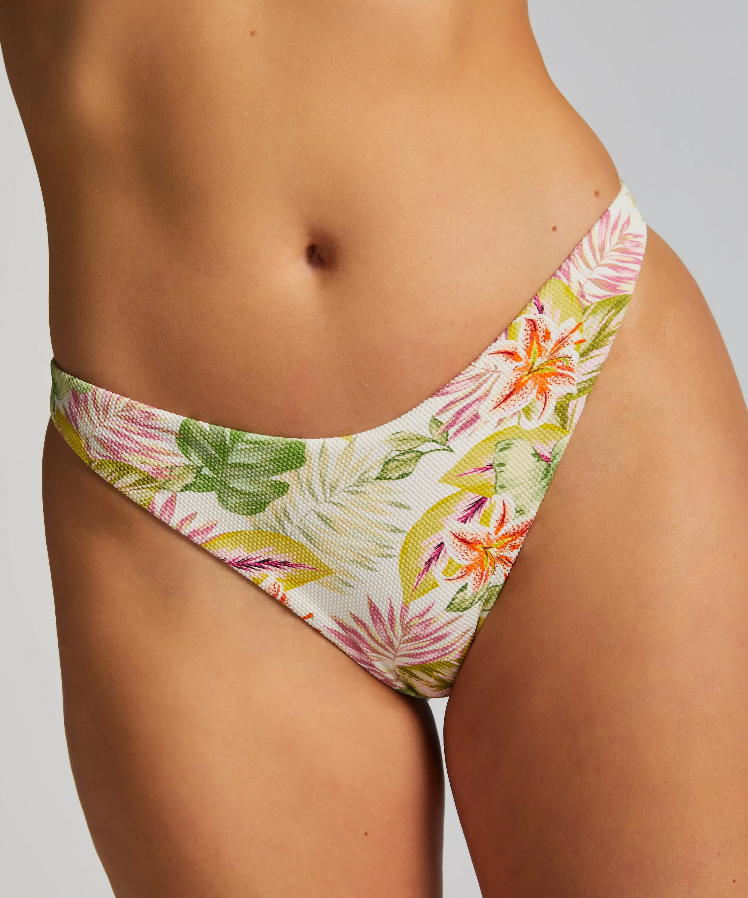 Slip de Bikini Échancrés Tropics