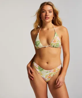 Slip de Bikini Échancrés Tropics