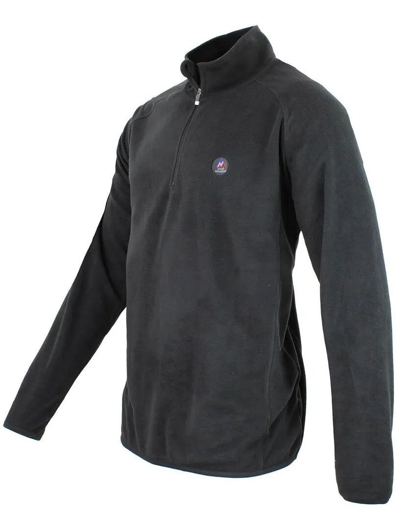 Sweat polaire homme CAFINOR - PEAK MOUNTAIN - Noir Noir