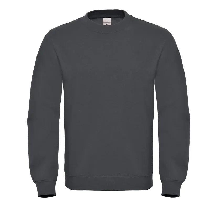 Sweat-Shirt de Travail Gris Col Rond - B&C