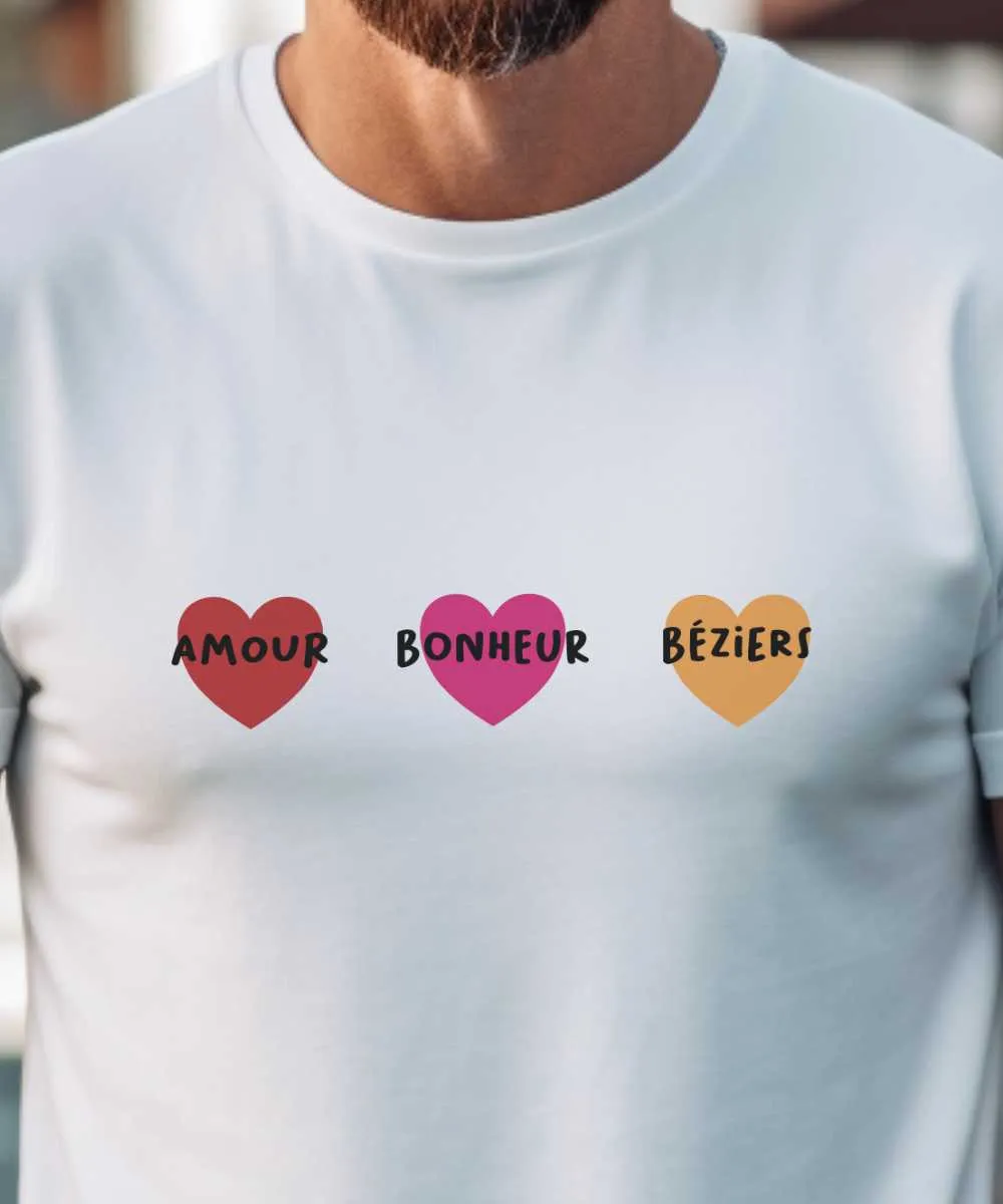 T-Shirt Amour bonheur Béziers