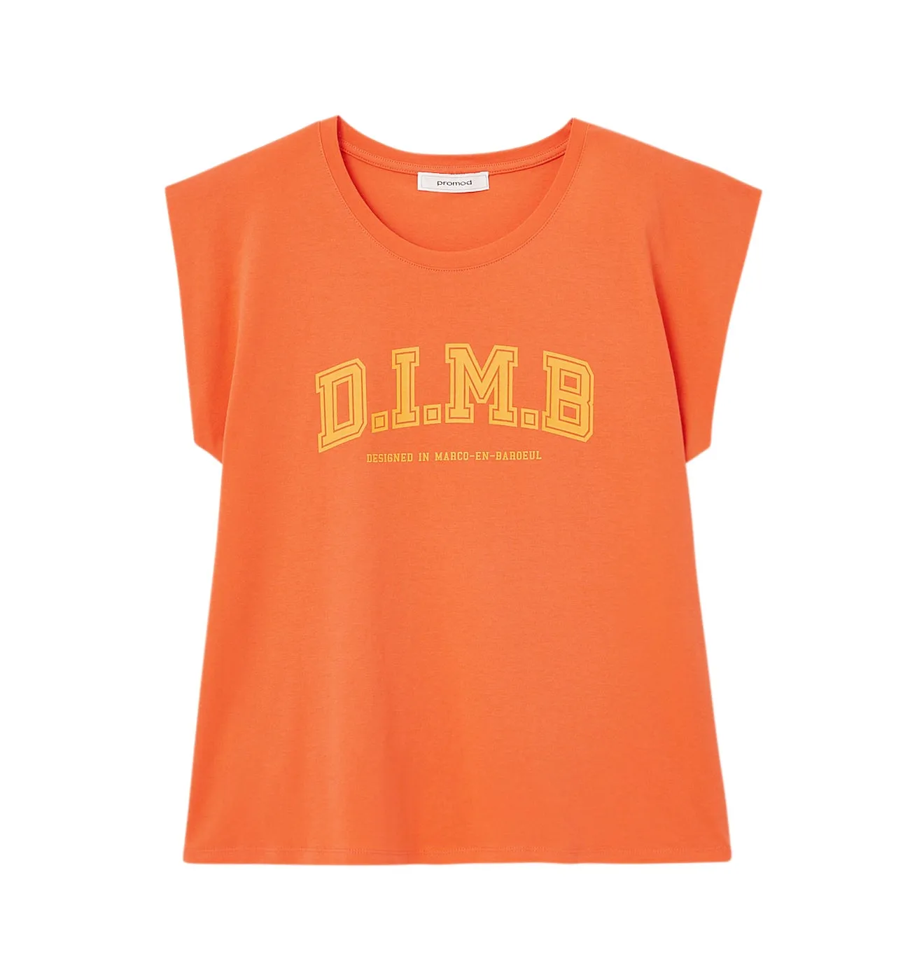 T-shirt D.I.M.B Femme - Imprimé orange