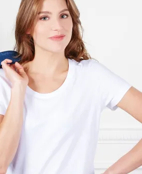 T-Shirt femme Cigogne brodée personnalisé