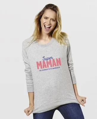 T-Shirt femme Super Maman personnalisé