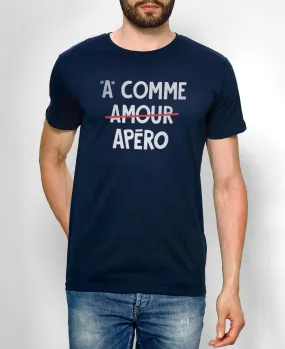 T-Shirt homme A comme apéro