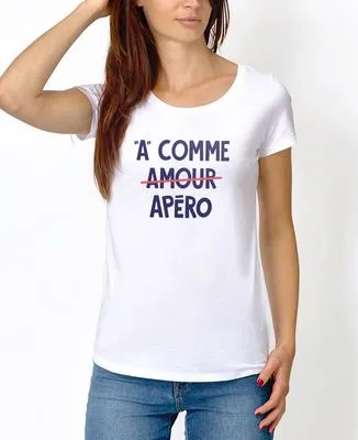 T-Shirt homme A comme apéro