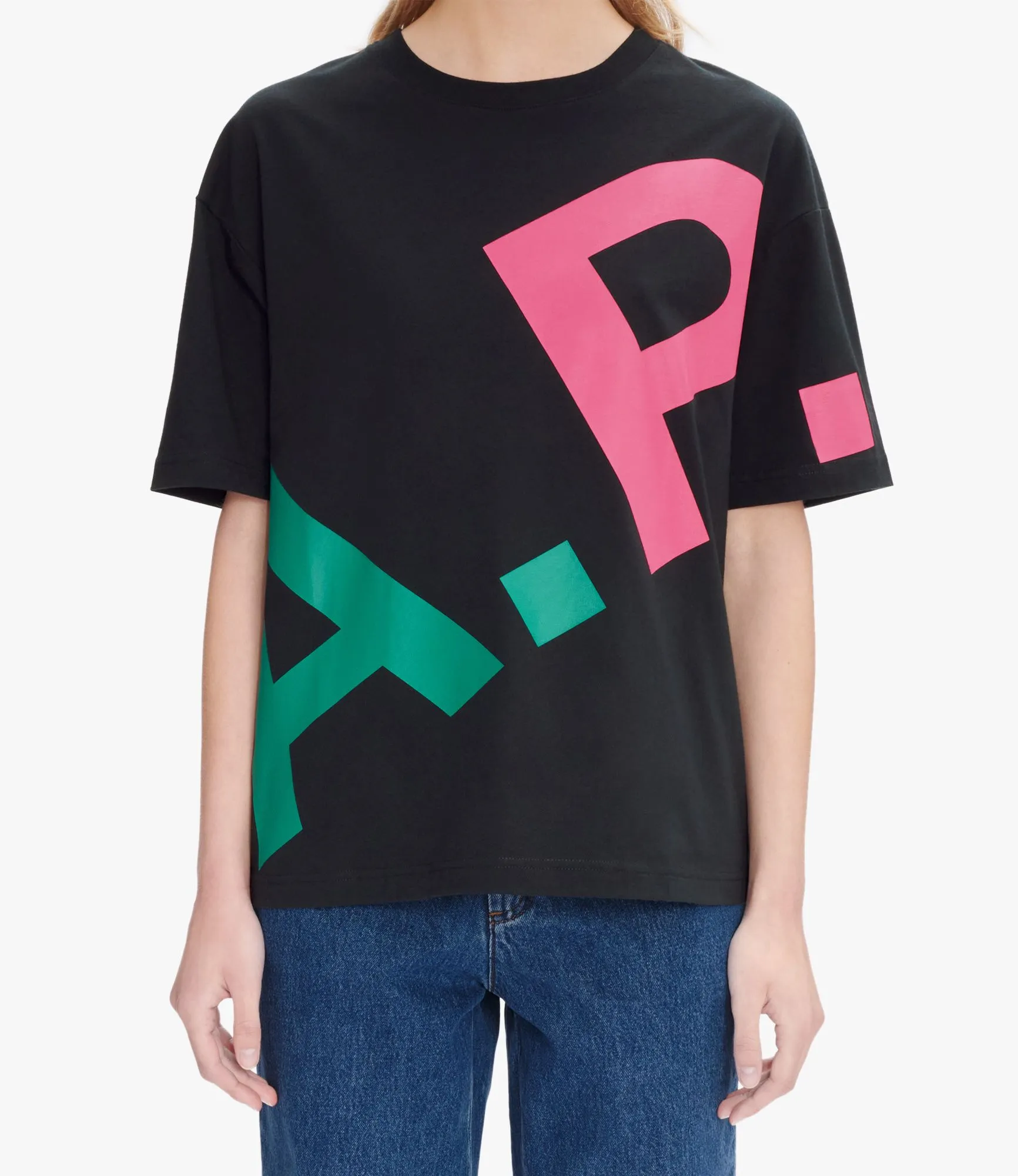 T-Shirt Lisandre Noir/multicolore | A.P.C.