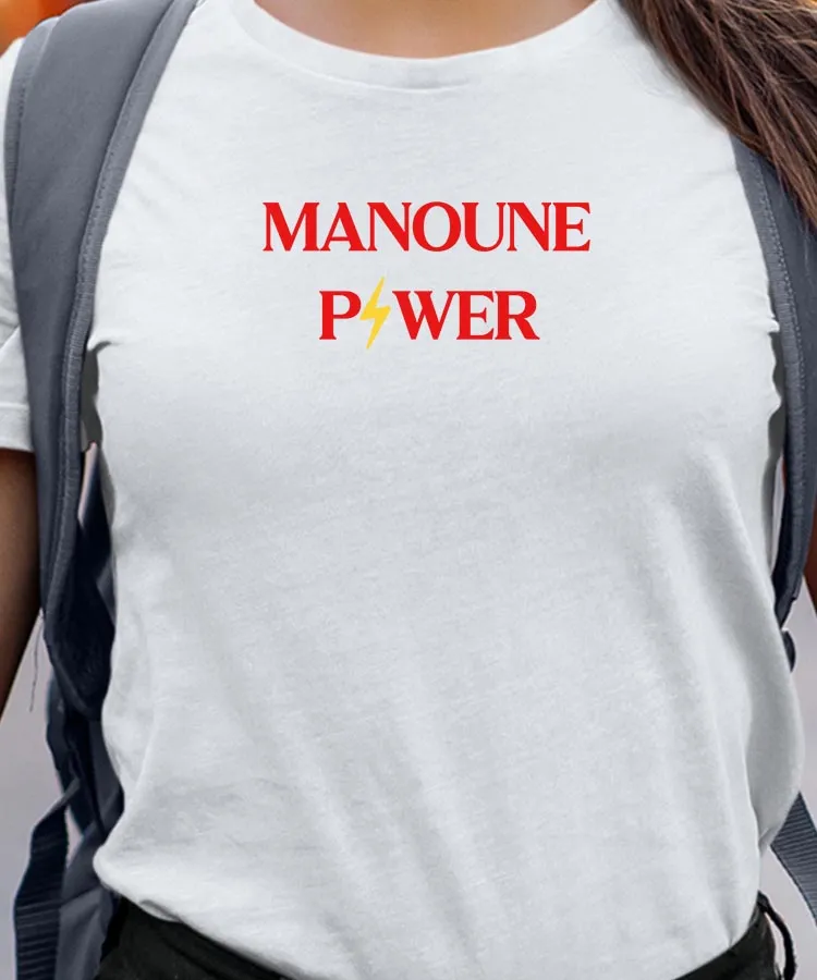 T-Shirt Manoune Power Pour femme