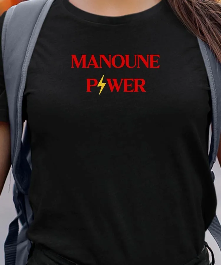 T-Shirt Manoune Power Pour femme