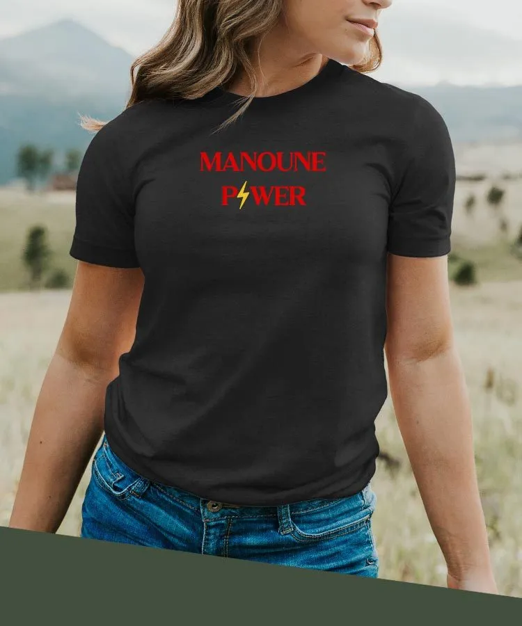 T-Shirt Manoune Power Pour femme