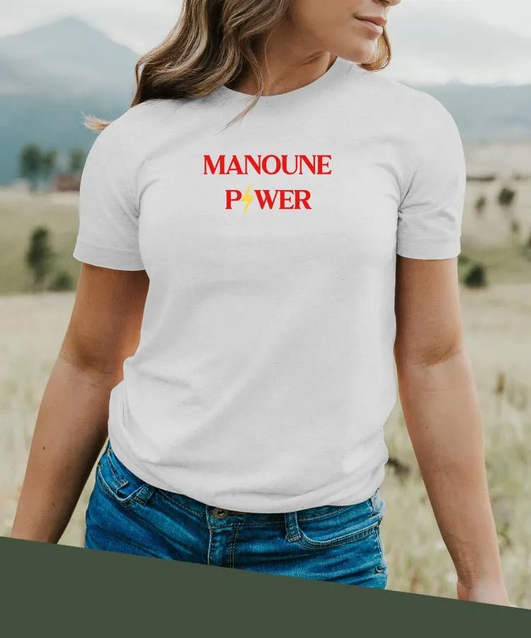 T-Shirt Manoune Power Pour femme