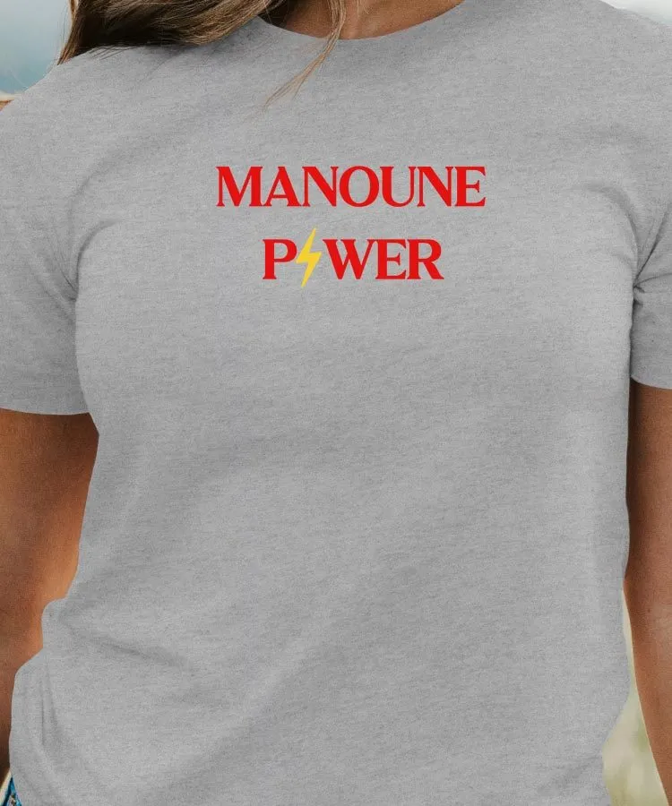 T-Shirt Manoune Power Pour femme