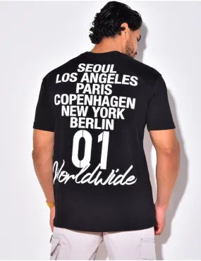 T-shirt "01 WorldWide"  / 52619 - JEANS INDUSTRY