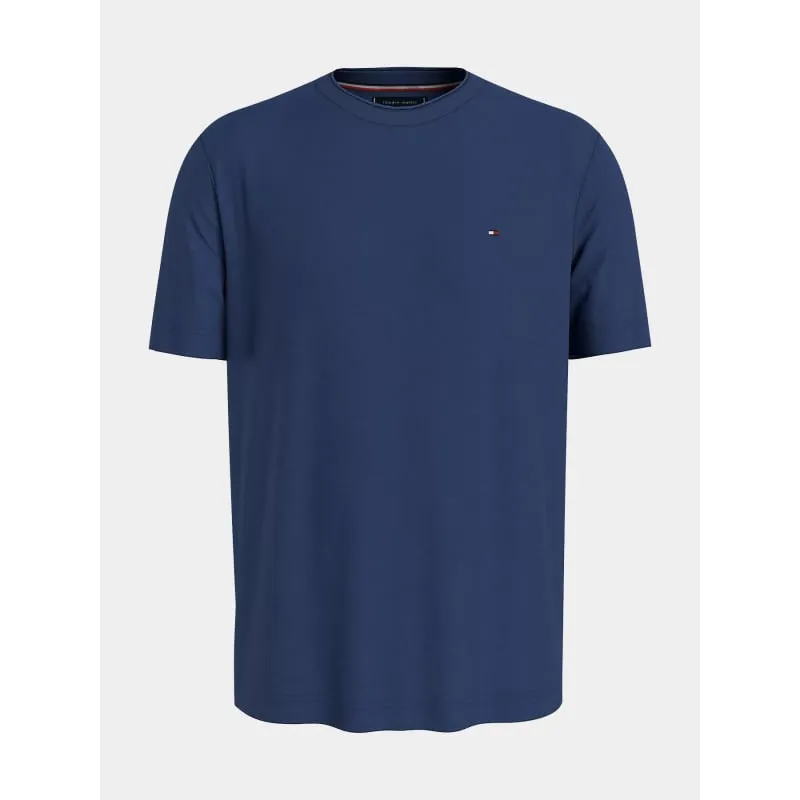 T-shirt slub bleu homme - Tommy Hilfiger | wimod