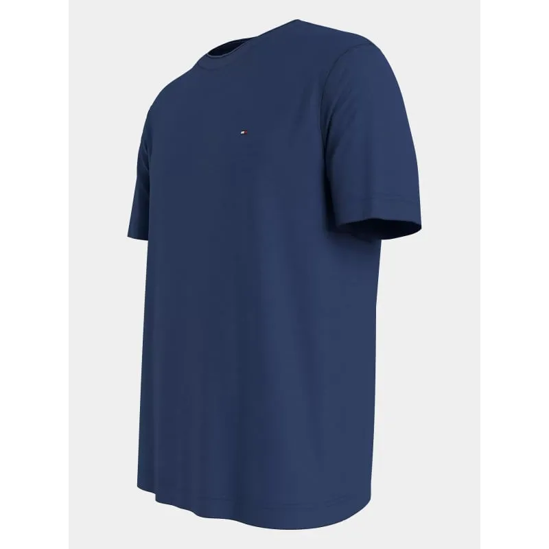 T-shirt slub bleu homme - Tommy Hilfiger | wimod