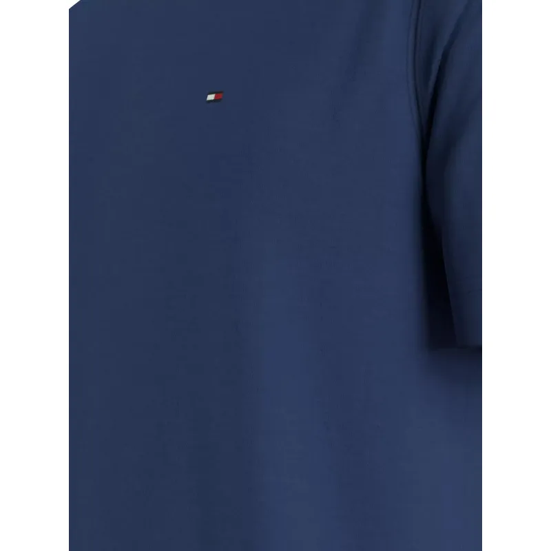 T-shirt slub bleu homme - Tommy Hilfiger | wimod