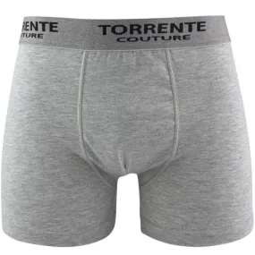 TORRENTE COUTURE Boxer Homme Coton CLASSIC Souris chiné