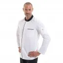 Veste de Cuisine ABAX Manches Longues Blanc et Noir - ROBUR