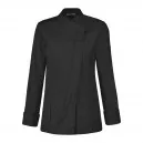 Veste de Cuisine Femme Saffron Manches Longues Noir - LAFONT